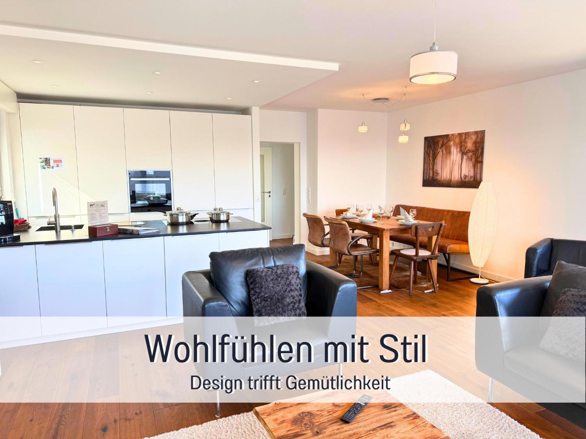 Sonnenterrasse - 3 Schlafzimmer, Whirlpool & Alpenblick - Perfekt Fuer Romantik Oder Familienurlaub Mit Kind , Hund Willkommen By Ferienwohnenamsee - Uberlingen Eksteriør billede